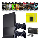 Playstation 2 Ps2 Slim Completo + 02 Controles + 2 Memory Cards + 45 Jogos! (